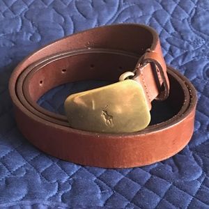 Polo by Ralph Lauren Leather Belt in Men